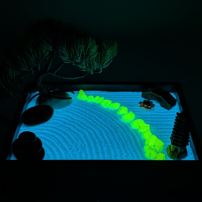 Sky Blue Aura Zen Garden